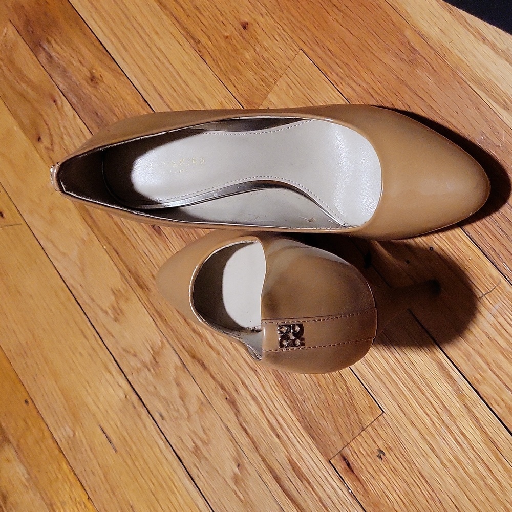 Coach 3" heels.